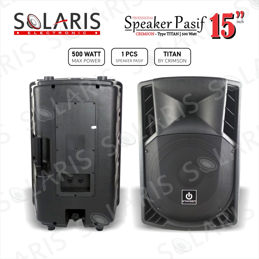 SPEAKER PASIF 15 Inch 500 Watt CRIMSON Tipe TITAN