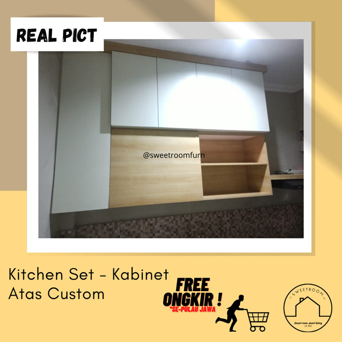 Kitchen Set - Kabinet Atas Custom - Kitchen set hpl