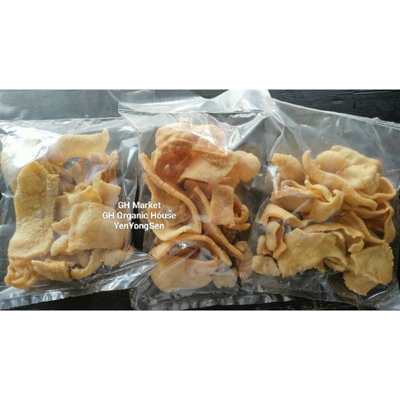 

Keripik Jangek Vegan 200gr Snacks Kerupuk Keropok Vegetarian Enak Baru
