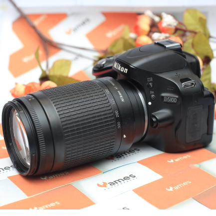 NIKON D5100 Lensa Tele Zoom Kamera DSLR -Paket Zoom
