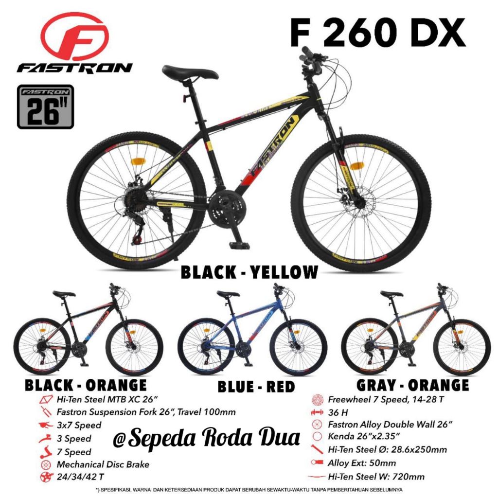 Sepeda Gunung/Mountain Bike 26" F 260 DX