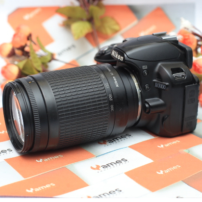 NIKON D3100 Lensa Tele Zoom Kamera DSLR -Paket Zoom vg