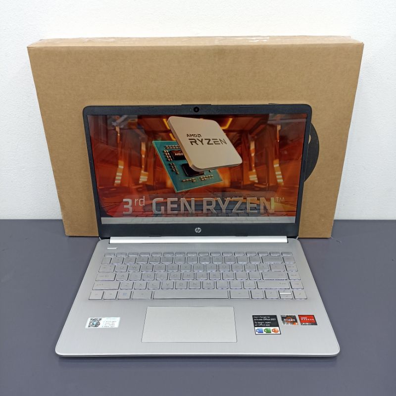 Laptop Editing HP 14s Ryzen 3 3250U 2.6GHz 8/512GB Garansi On