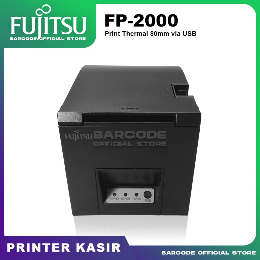 Direct Termal Printer Fujitsu FP2000 Struk Nota 80x80 mm POS