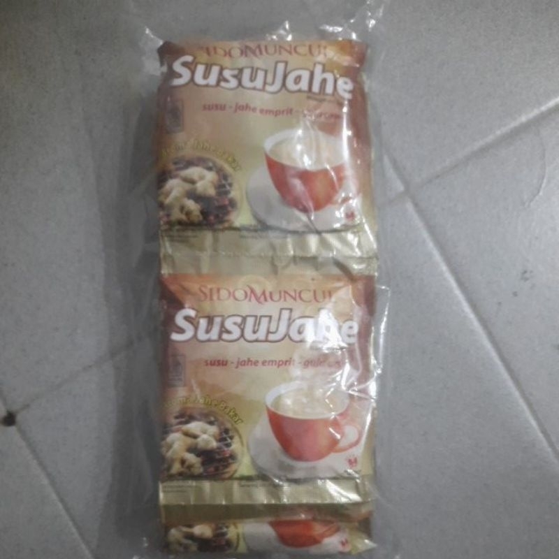 

1 RENCENG SIDO MUNCUL SUSU JAHE ISI 10 SACHET