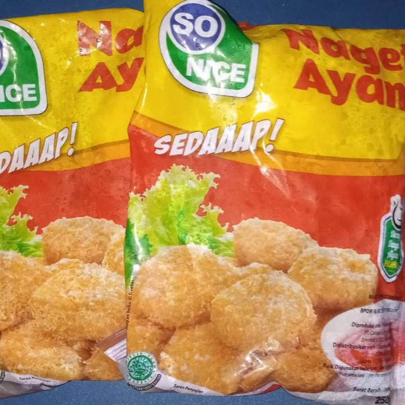 

sonice chicken nugget 250gr