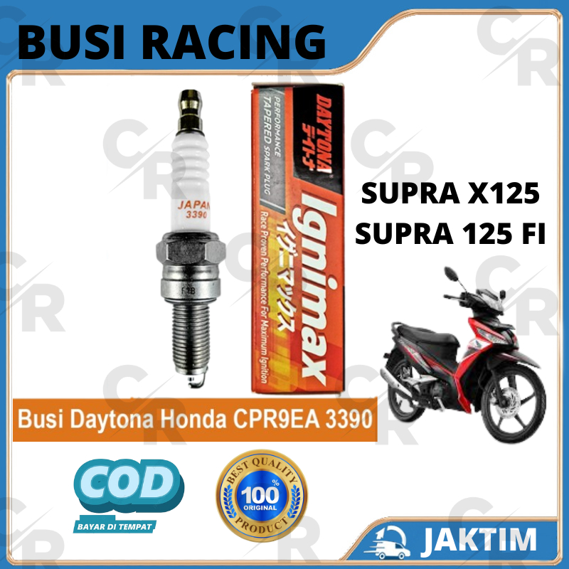 BUSI RACING DAYTONA IGNIMAX MOTOR SUPRA X 125/SUPRA 125 FI 3390 IRIDIUM ORIGINAL