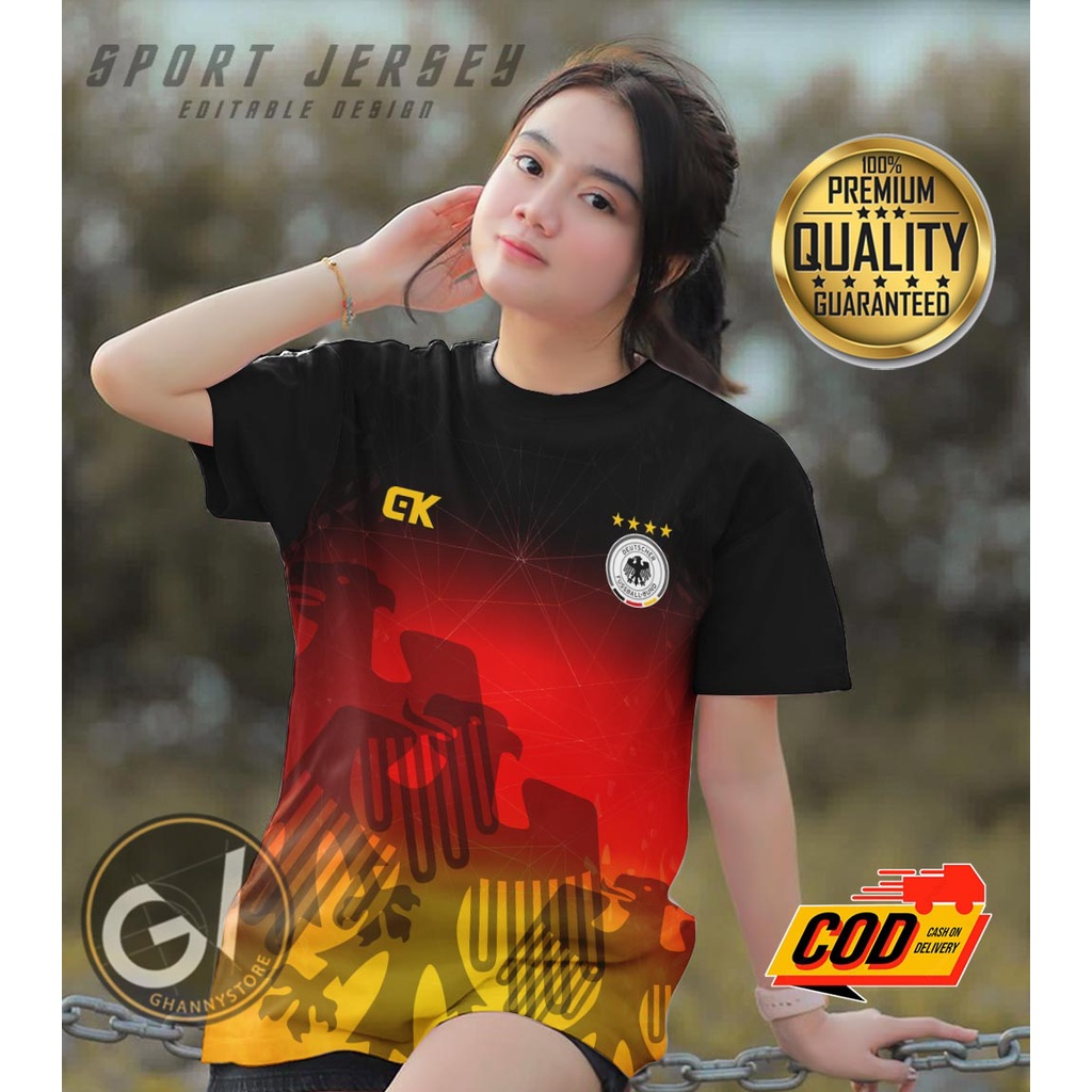 BAJU OLAHRAGA STELAN & ATASAN JERSEY BOLA {} BAJU BOLA EURO 2021 PRINTING TRAINING PRIA, WANITA DEWA