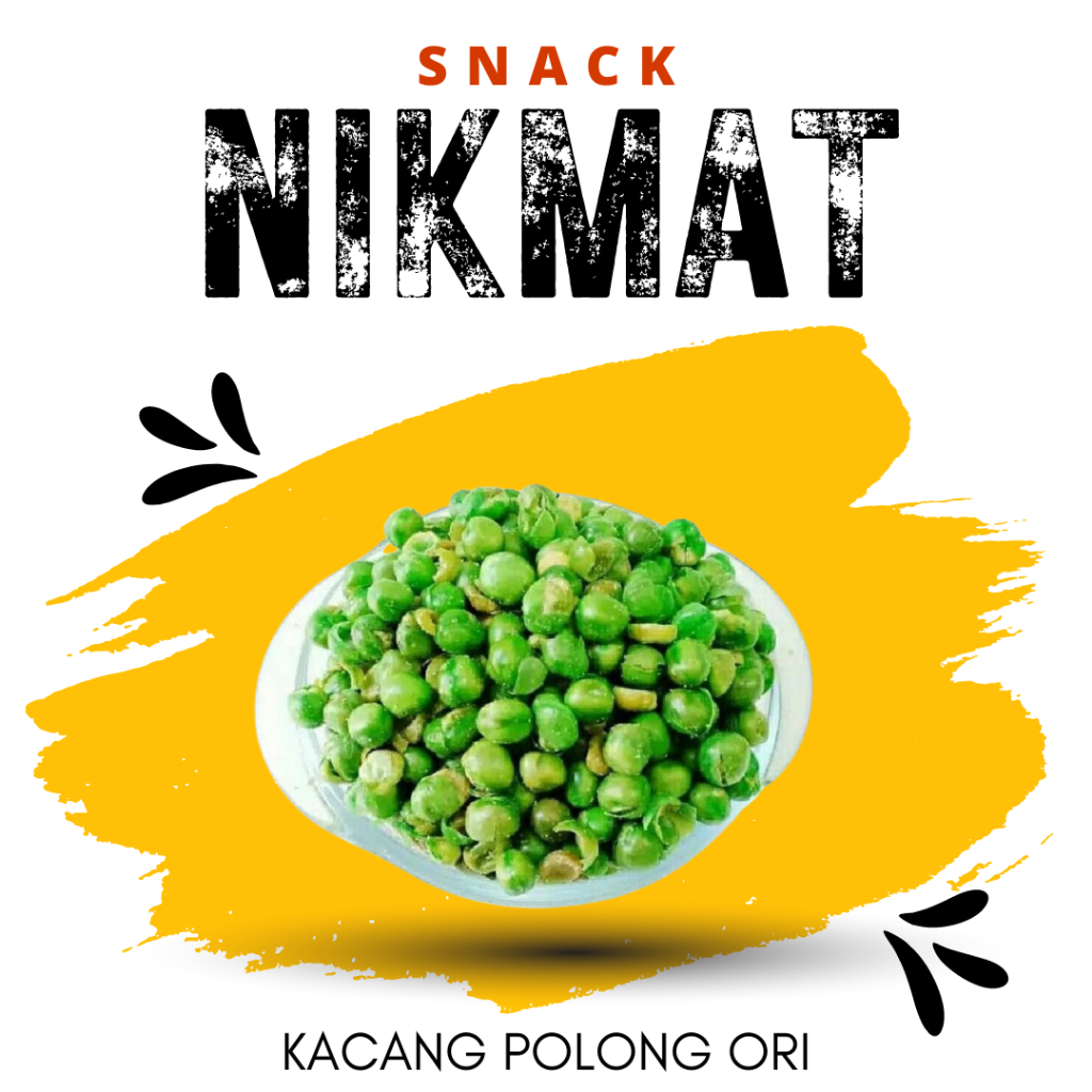 

[SNACK NIKMAT] Kacang Polong Ori / Polong Hijau / Snack Ringan Asin / Camilan Gurih Asin