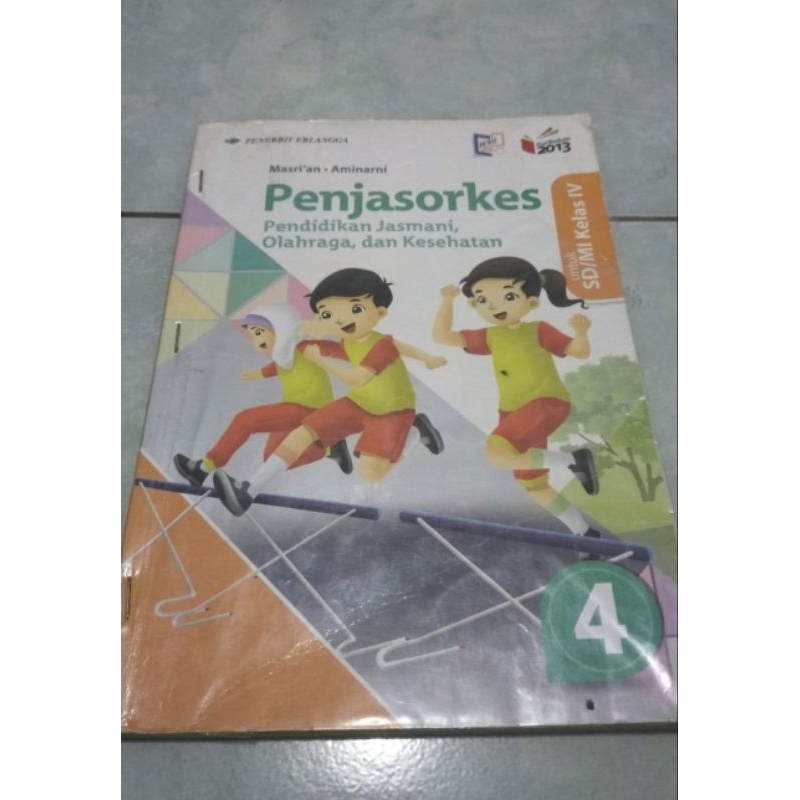 Buku penjasorkes kelas 4 SD Bekas