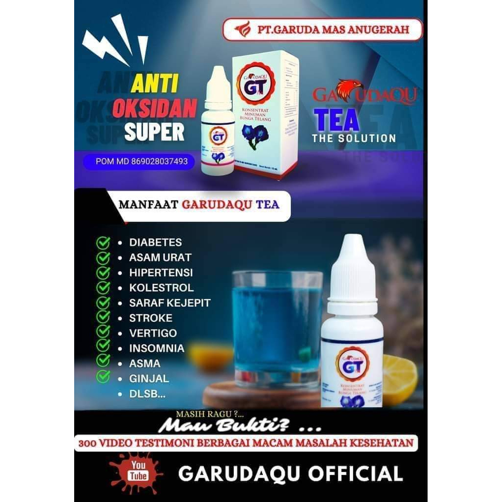 

Garudaqu Teh Biru bunga Telang