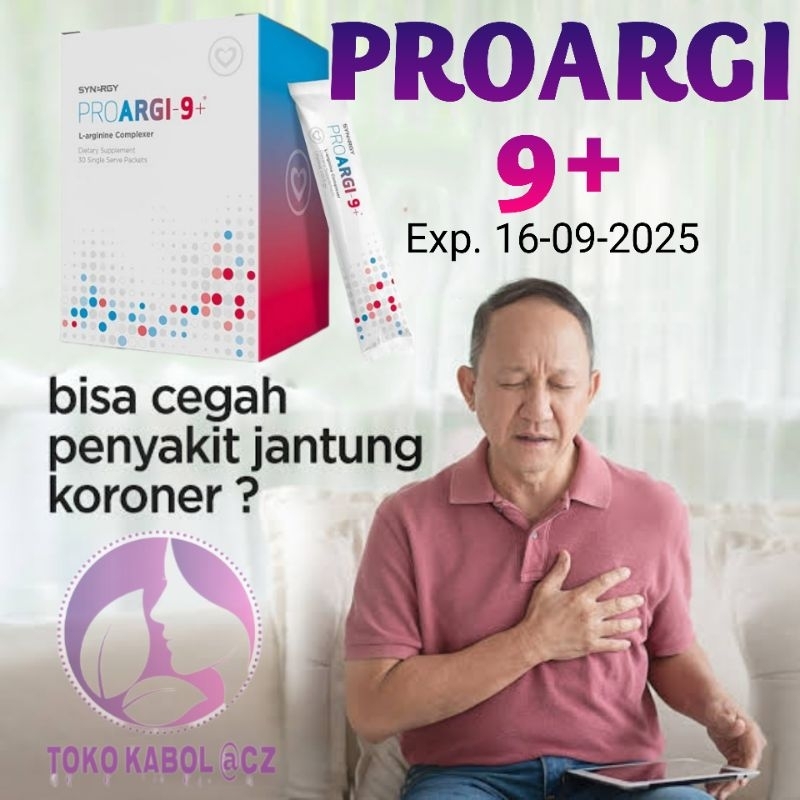 PROARGI-9+ SYNERGY CARDIOVASCULAR - OBAT PELANCAR PEMBULUH DARAH YANG TERSUMBAT - OBAT JANTUNG TERBA