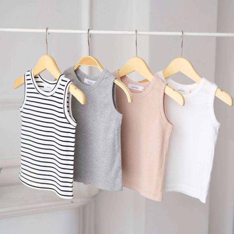 Megan Top | Tank Top Anak Perempuan Baju Anak Perempuan Atasan Anak Korea Style Fashion Pakaian Anak