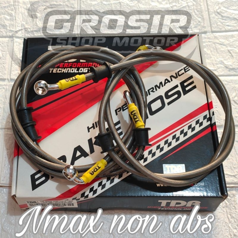 1set selang rem depan dan belakang Nmax new Nmax old non abs / Selang rem Tdr racing Nmax old Nmax n