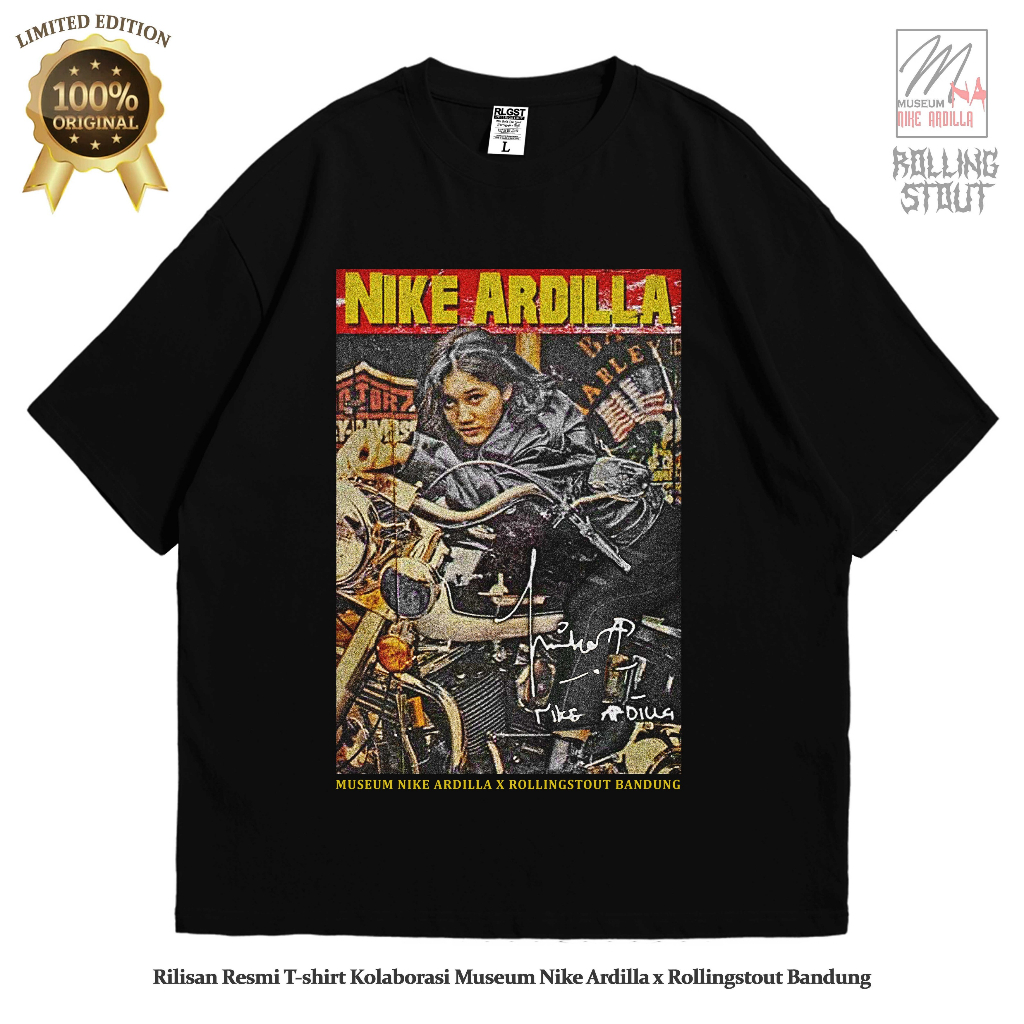 Rollingstout x Museum Nike Ardilla - T-shirt Nike Ardilla Harley
