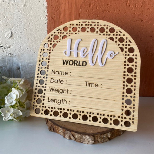 Rattan Board | Hospital Board | Baby Board | Baby Born Board | Born Board | Baby | Board