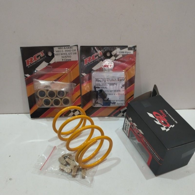 Paketan kirian CVT Yamaha Mio sporty,Mio j,Fino 110,soul JT Nouvo rc3 CLD racing set