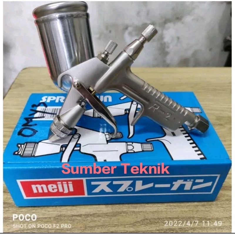 MEIJI R 2 SPRAY GUN SEMPROTAN ANGIN MEIJI TABUNG ATAS R2 TAIWAN