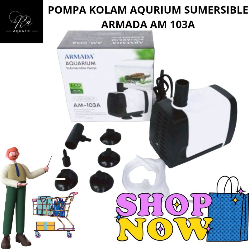 POMPA AQUARIUM CELUP ARMADA WATER PUMP ARMADA AM 103