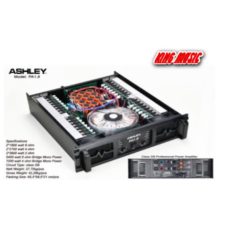 Power Amplifier ASHLEY PA 1.8 Original PA1.8