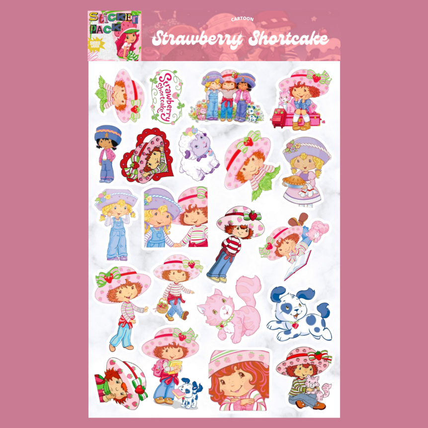 

Strawberry Shortcake Sticker Sheet