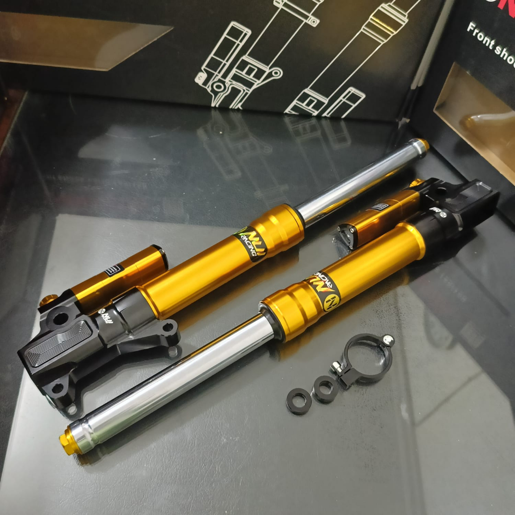 USD UP SIDE DOWN VARIO 125/150 FULL CNC SHOCK BRAKER VARIO SHOCK DEPAN VARIO 125/150 CNC UPSIDE DOWN