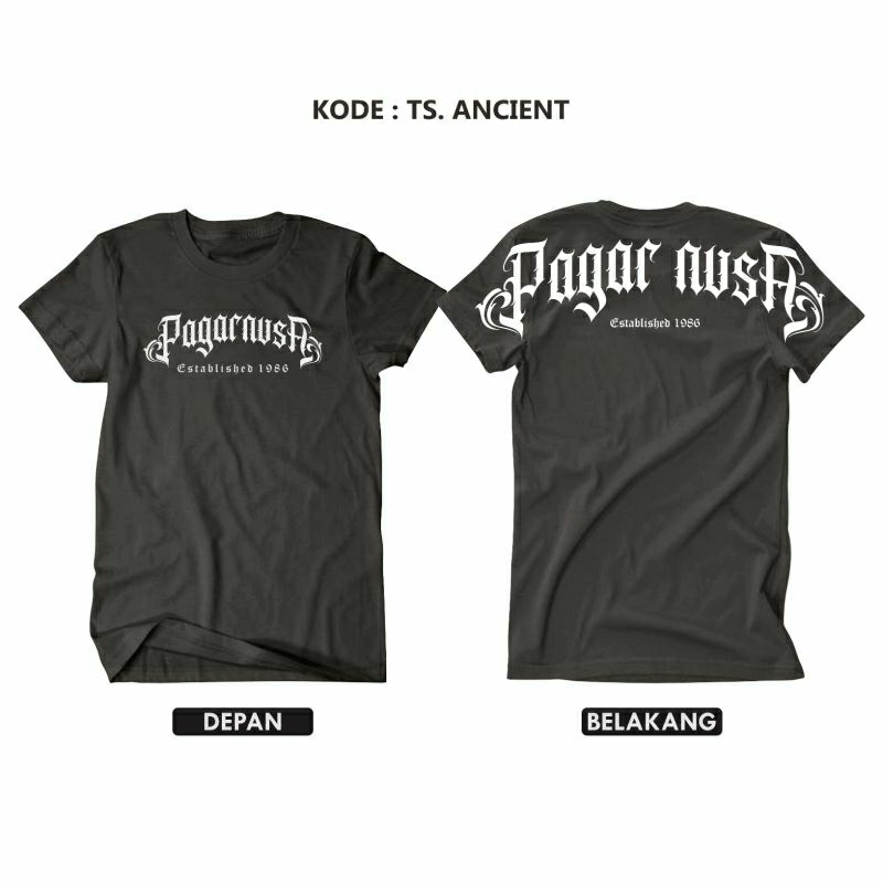 kaos pagar nusa sablon plastisol