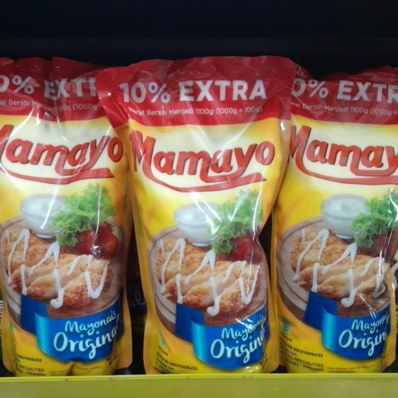 

Mamayo mayonais khusus instan dan same day original 1100 g (1000 g + 100 g)