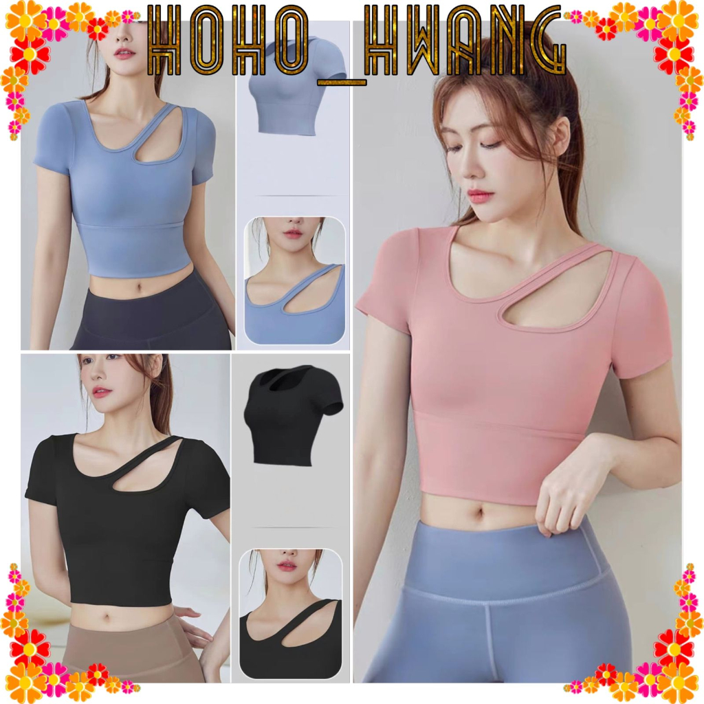 HOHO_HWANG (S-15) Baju Sport Fashion Olahraga | Sport Bra | Crop Top
