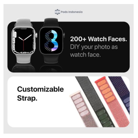 Jam Tangan Gamer Smartwatch i8 promax series 8