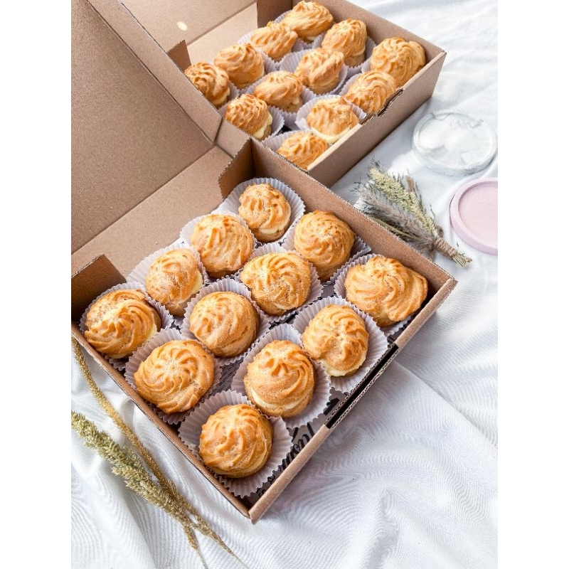 

Soes Mini Vla Vanilla Isi 12pcs / Soes / Soes Lumer / Sus Full Susu