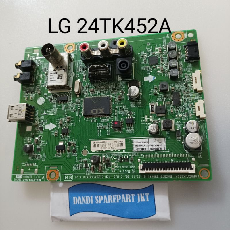 MB LG 24TK452A - MAINBOARD - MOTHERBOARD - MOBO - MESIN TV LED - MESIN TV LG