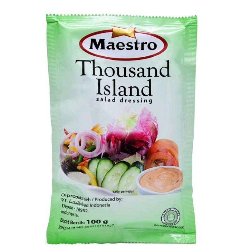 

Maestro Thousand Island Salad Dressing 100gr