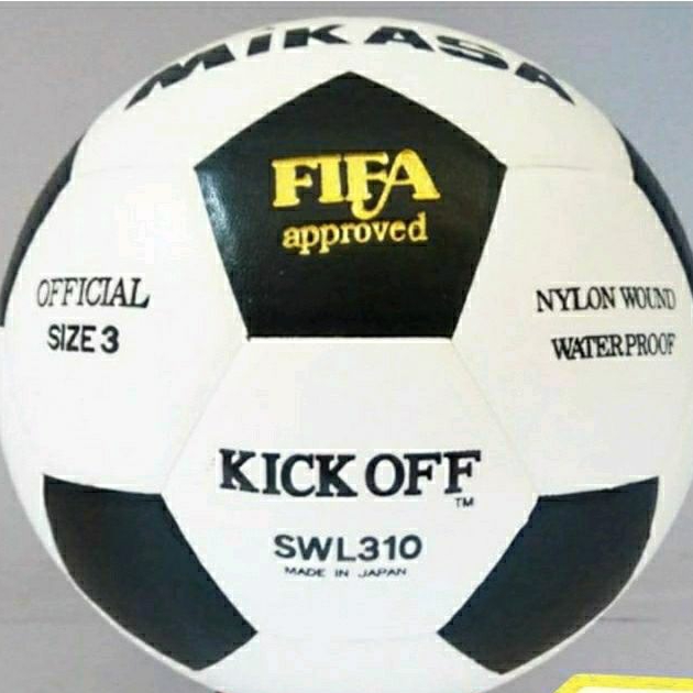 Bola Kaki Mikasa Hitam Putih Fifa Size 3