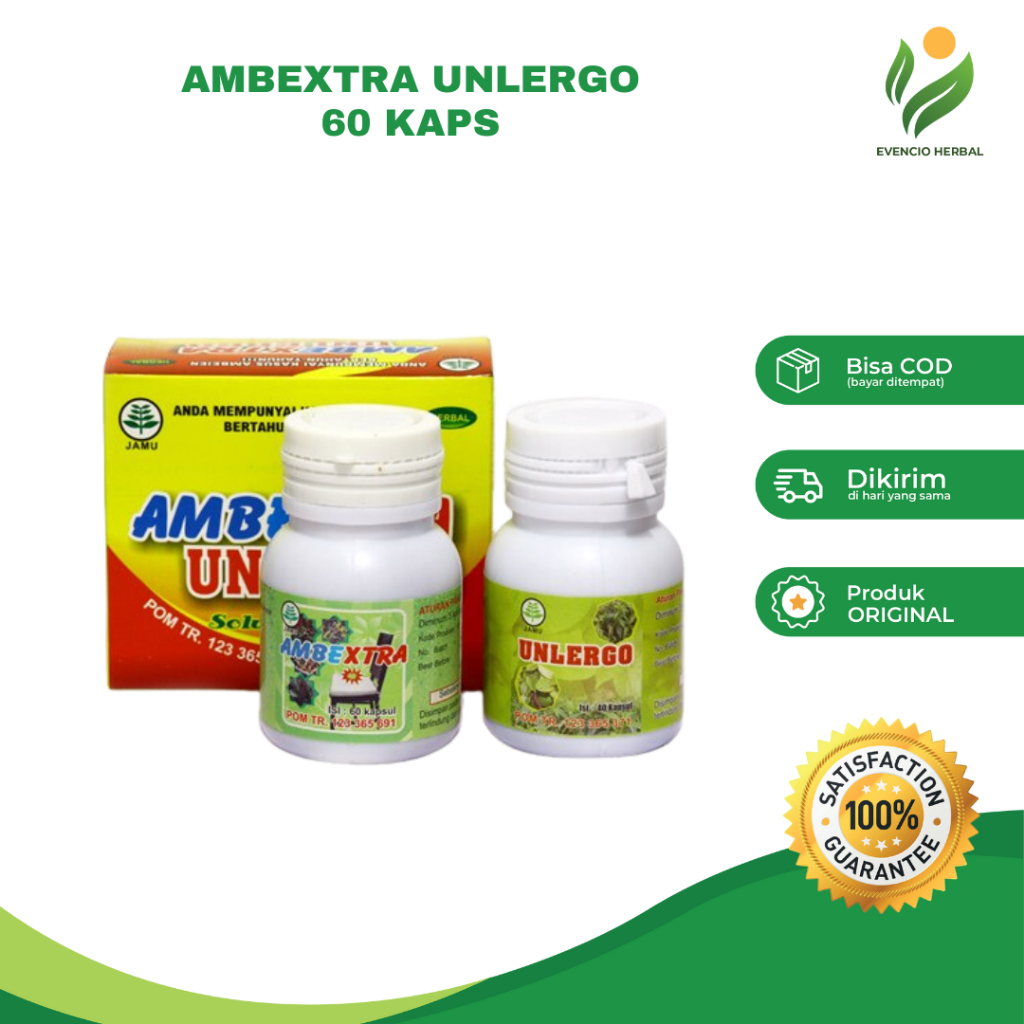 

Kapsul Ambextra Unlergo Isi 60 Kapsul