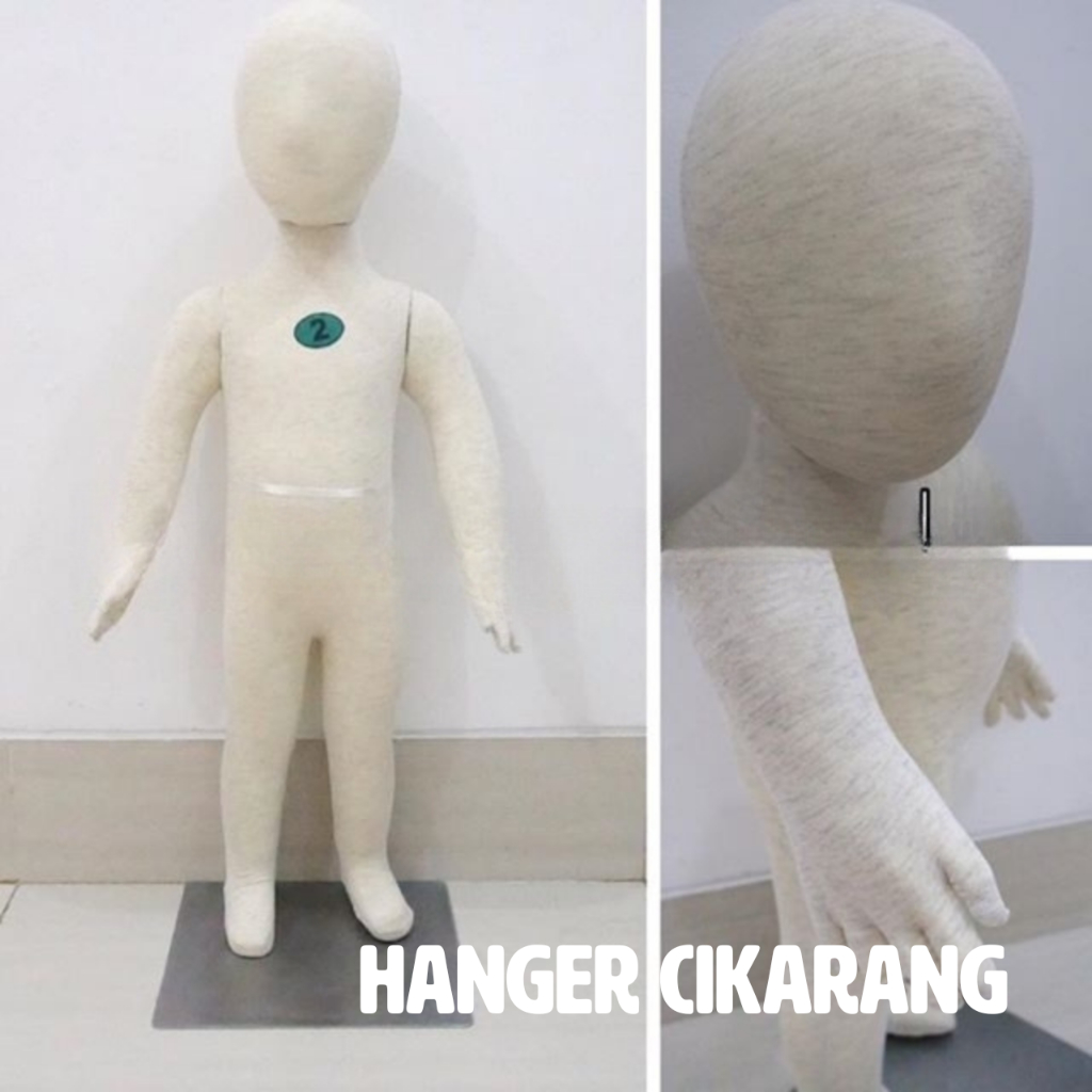 Patung Foam Manekin Anak Full Body Alien 3 Tahun / Manekin Anak Full Body Patung Anak Foam