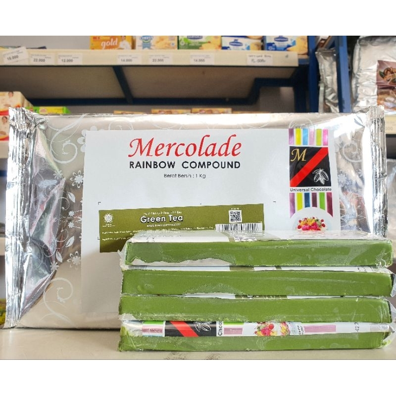 

Mercolade Greentea Chocolate 160Gr / Coklat Matcha 160gr / Coklat Greentea