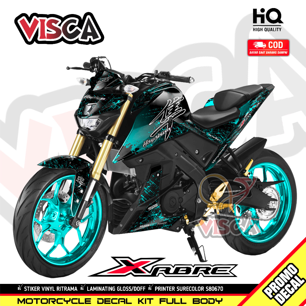 Decal Xabre Full Body Dekal Xabre Stiker Xabre Variasi Full Body Striping Xabre Variasi Decal Hologr