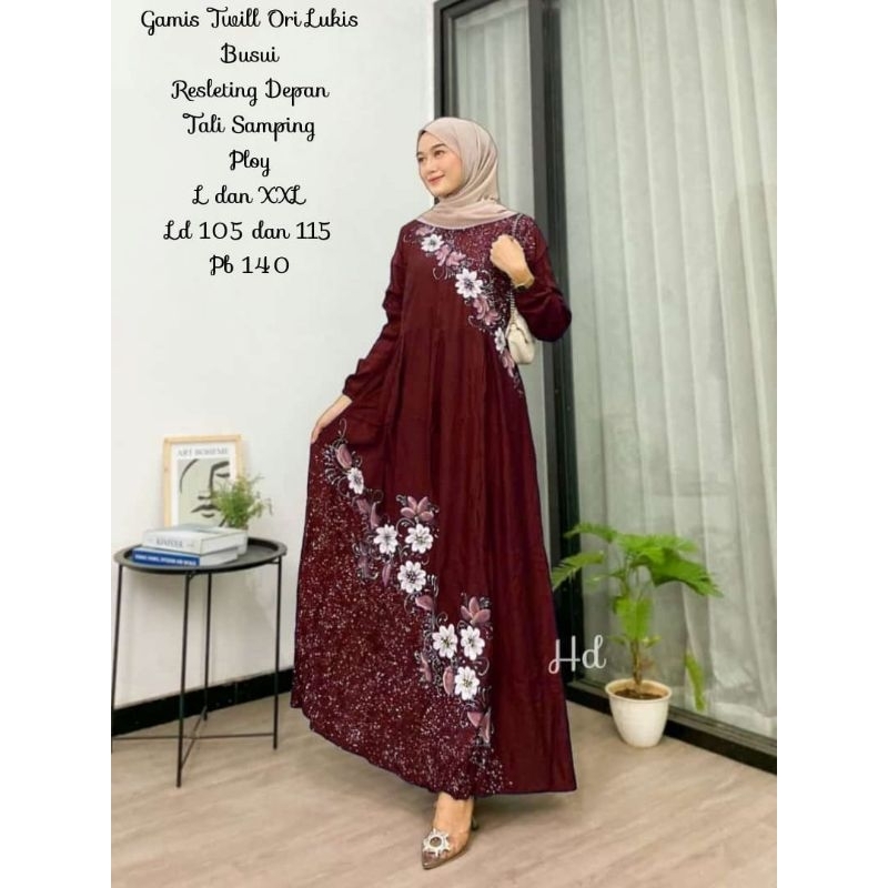 GAMIS TWILL ORI LUKIS