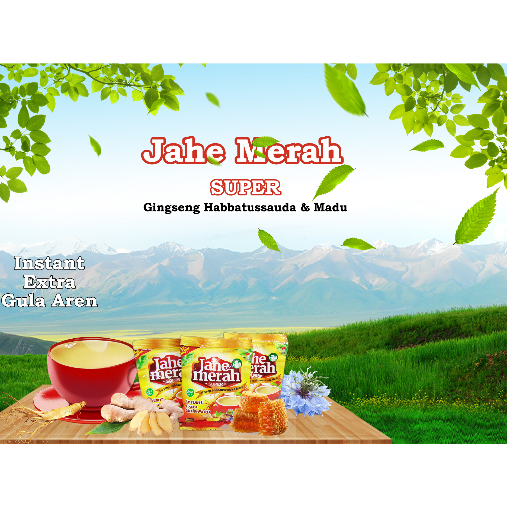

Jahe Merah Super H64 Extra Gula Aren Persachet Asli Promo Murah