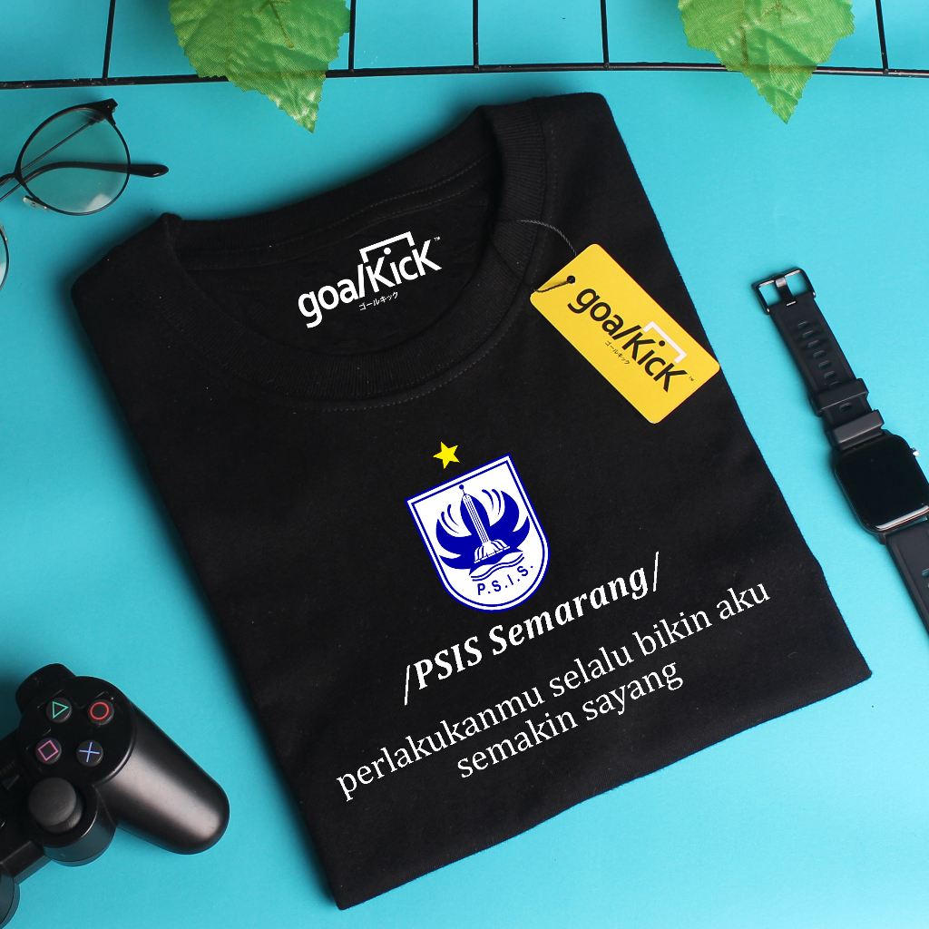Kaos Kata Klub Bola PSIS SEMARANG | Cotton T Shirt Original Goalkick 24s