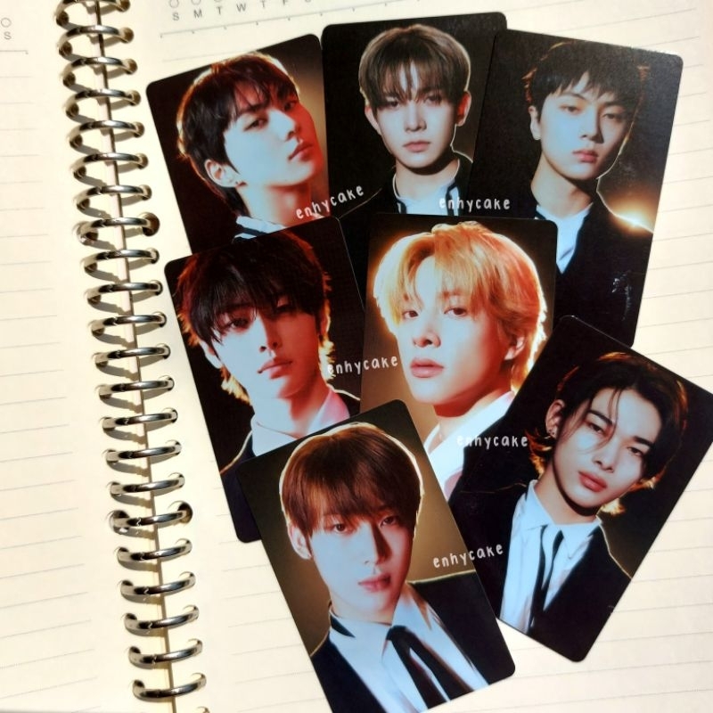 PHOTOCARD PC ENHYPEN DARK BLOOD WEVERSE VER : yang jungwon lee heeseung park jongseong jay jjongsaen