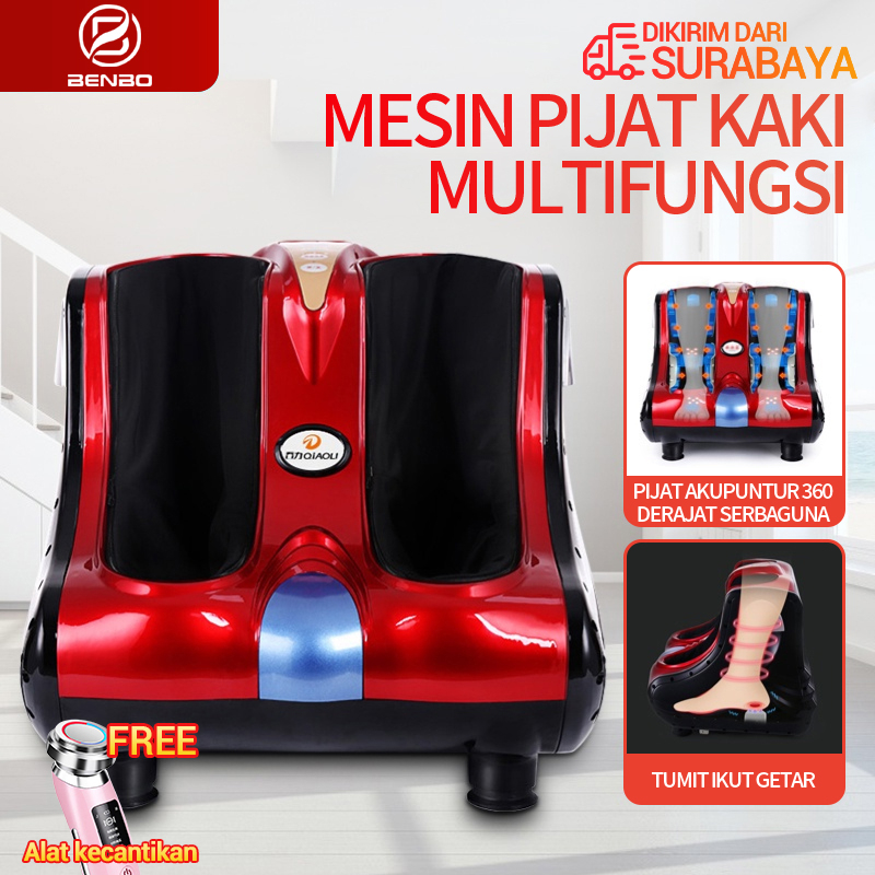 Benbo Pijat Kaki Otomatis Pijat Telapak Kaki Dan Betis Pijat Kaki