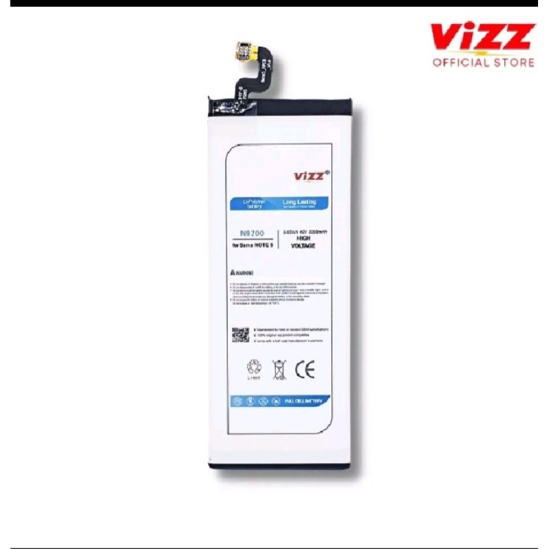 Vizz Baterai Samsung N9200 Baterai Galaxy Note 5 / N9208 / N920