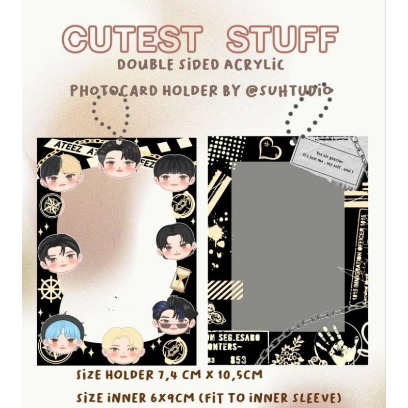 photocard holder cahol Ateez