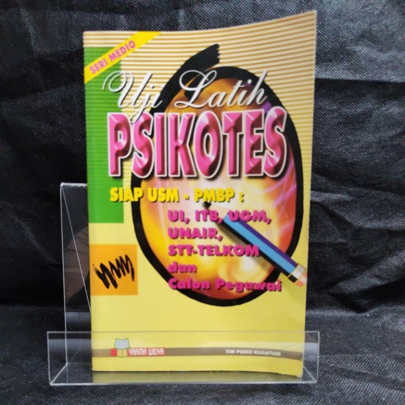 Buku Uji Latih Psikotes- Suap Usm-Pmbp: UI, ITB, UGM, UNAIR, STT-TELKOM, Calon Pegawai, Yrama Widya,