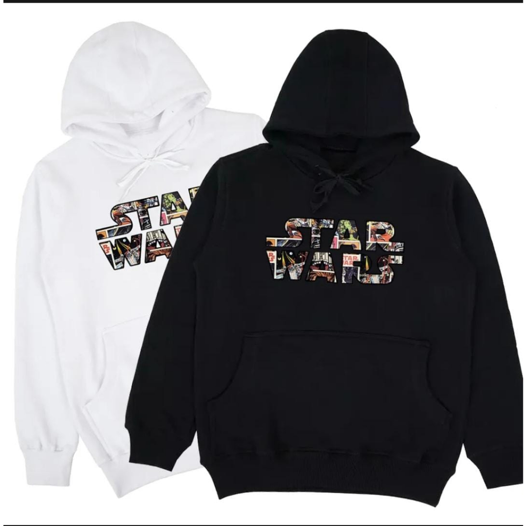 Jaket Hoodie STAR WARS Basic Premium - Jaket Sweater Hoodie Star Wars Motip Pullprint Unisex