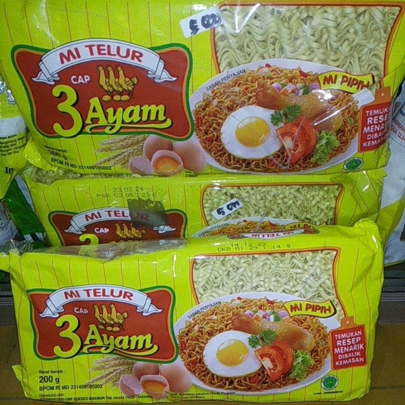 

mie Telur 3 Ayam