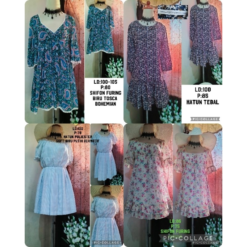 MINI DRESS VINTAGE//MINI DRESS KOREANLOOK//BOHEMIAN//DRESS MINI//PRELOVED