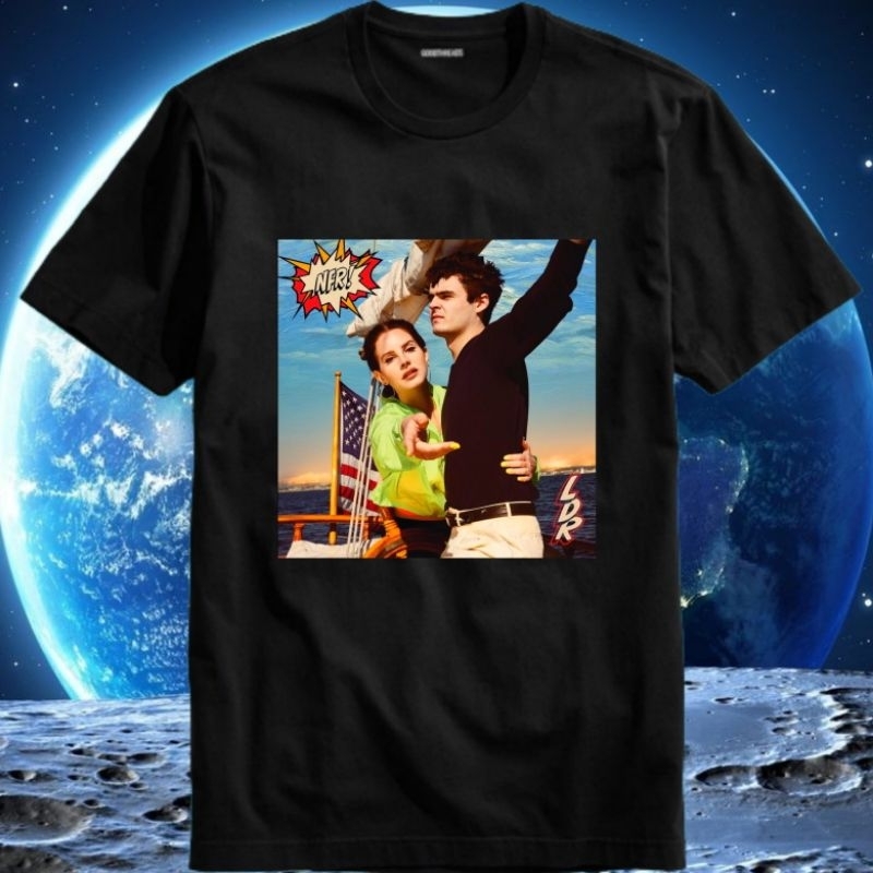 Baju Kaos Tshirt T Shirt Pria Laki Cowok Cewek Perempuan Unisex Singer Lana Del Rey Ultraviolence Bo